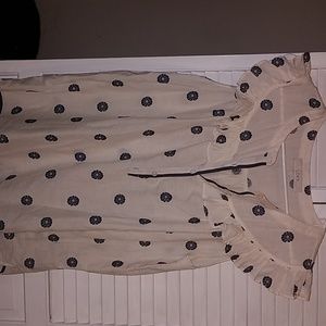 Loft flutter sleeve top